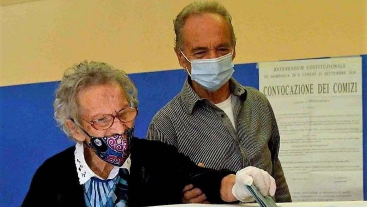 Luisa Zappitelli, 109 anni, alle urne