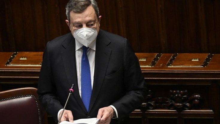 Il premier Mario Draghi