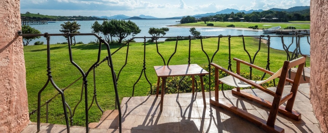 La veranda di una suite