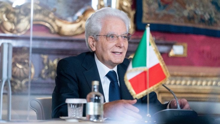 Il presidente della Repubblica Sergio Mattarella