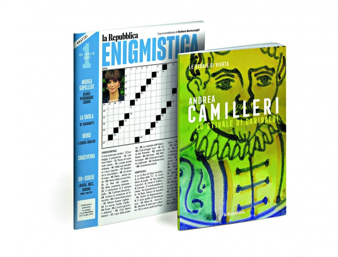 Due iniziative di Repubblica in edicola: il primo dei racconti di Andrea  Camilleri dedicati a Vigata e l'Enigmistica che contiene anche un gioco  sul Maestro siciliano