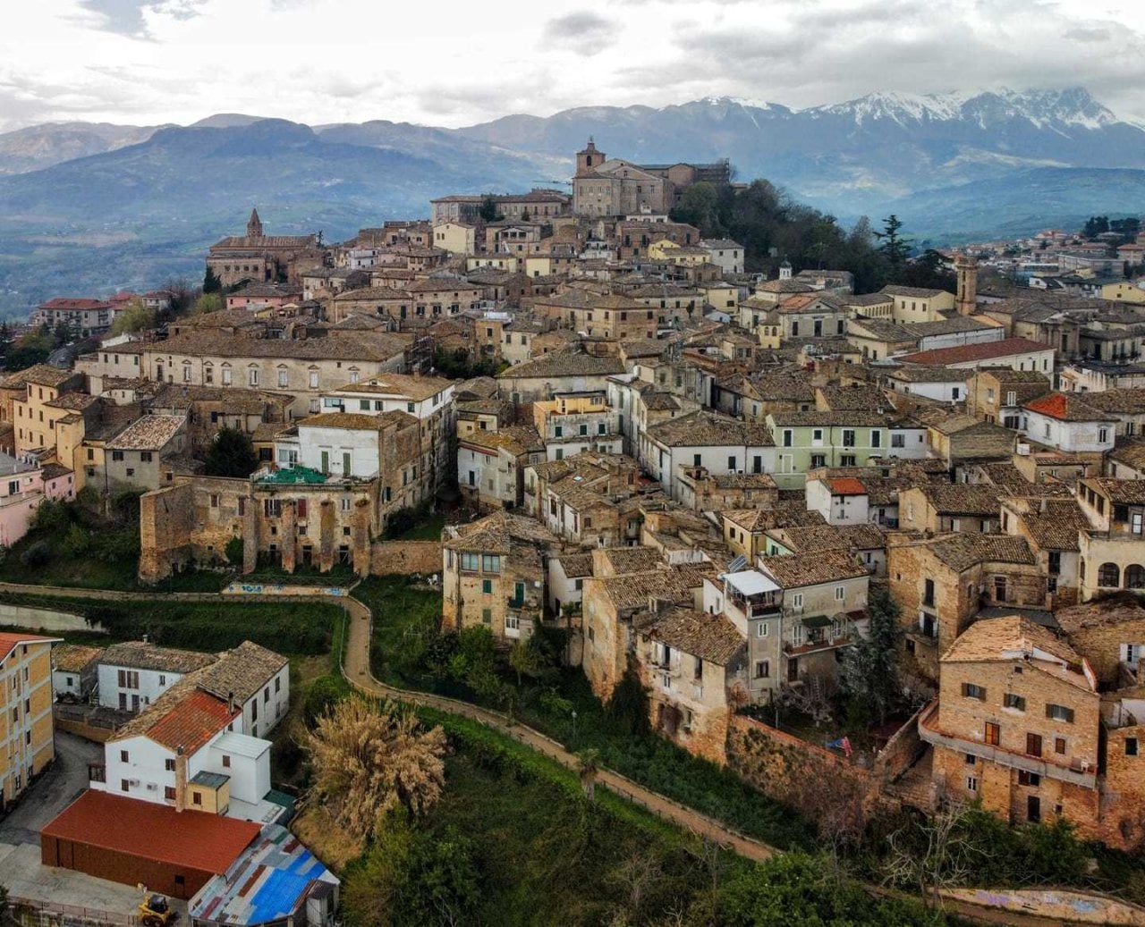 Image of Penne, of the best village towns for expats in Abruzzo, Italy.