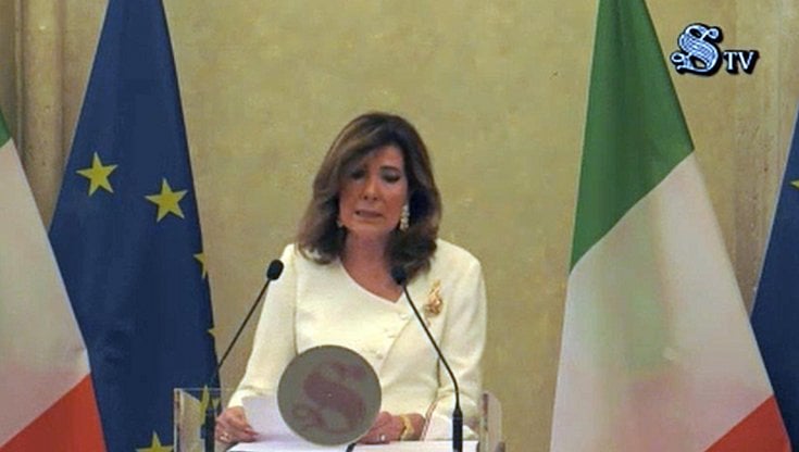 La presidente del Senato, Elisabetta Alberti Casellati