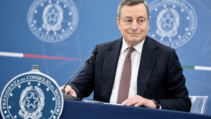 Il Presidente del Consiglio Mario Draghi