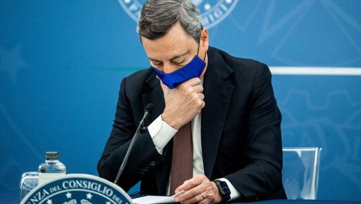 Il premier Mario Draghi