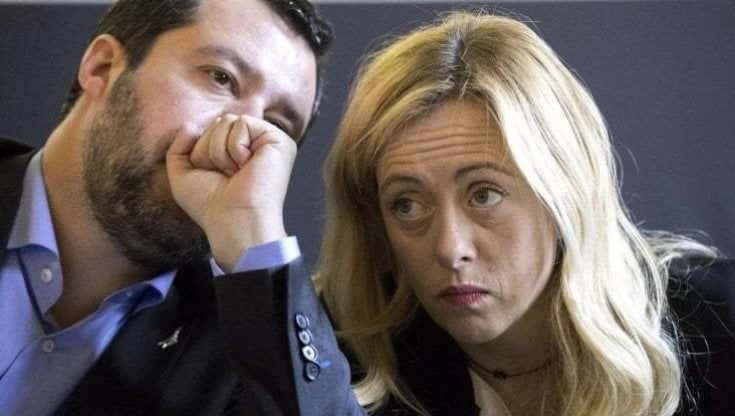 Matteo Salvini e Giorgia Meloni