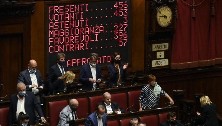 Roma, 3 agosto 2021: la Camera approva la riforma della giustizia