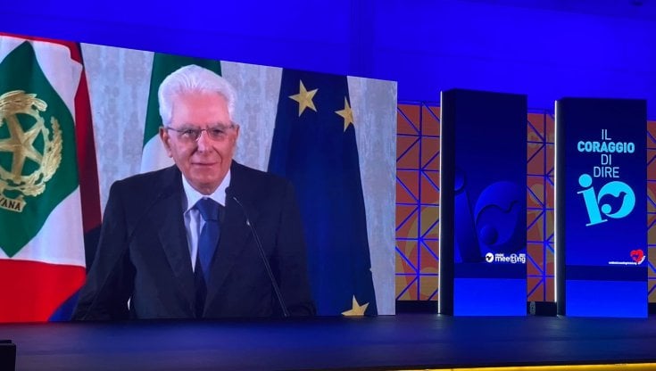 Mattarella al Meeting di Rimini: "L'Europa sia più forte di ogni arroccamento"