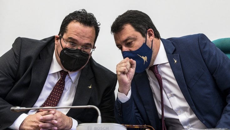 Claudio Durigon e Matteo Salvini