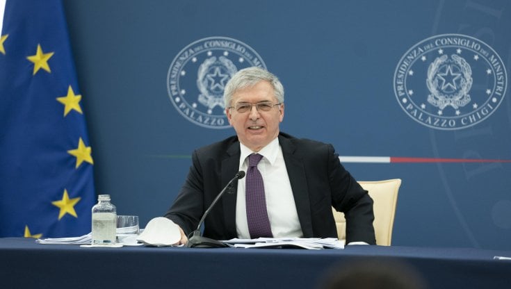 Il ministro dell'Economia Daniele Franco