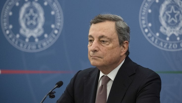 Il presidente del Consiglio, Mario Draghi