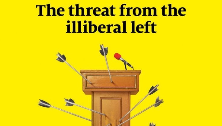 La copertina dell'Economist che ha lanciato il dibattito sulla sinistra illiberale