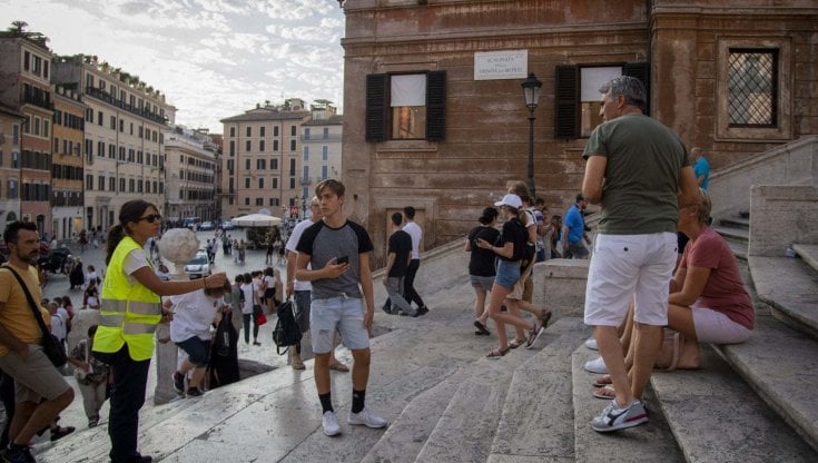 La scalinata di Trinità dei Monti
