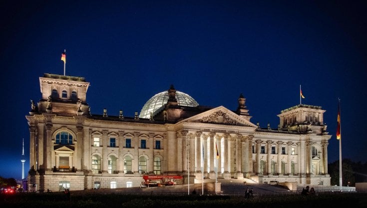 Il palazzo del Reichstag di Berlino&nbsp;
