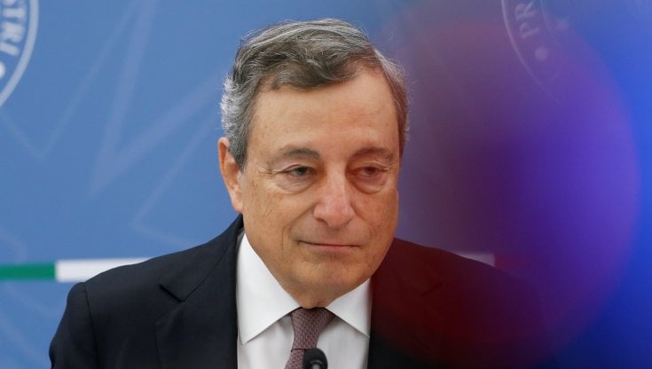 Il premier Mario Draghi