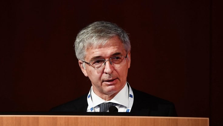 Daniele Franco, ministro dell&rsquo;Economia del governo&nbsp; Draghi (Luca Zennaro/ Ansa)