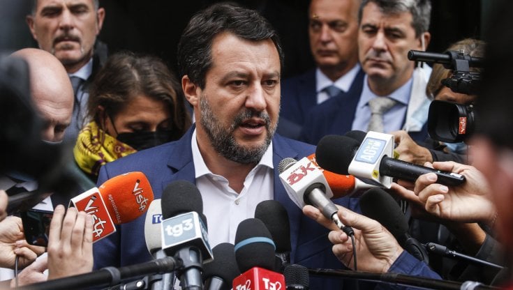 Il segretario della Lega Matteo Salvini