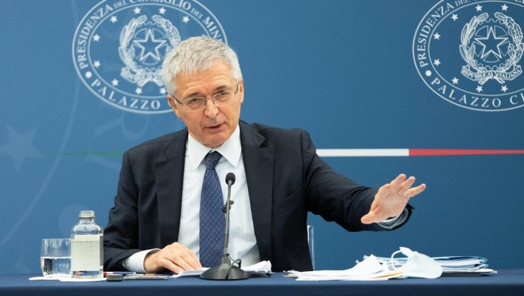Il ministro dell'Economia Daniele Franco