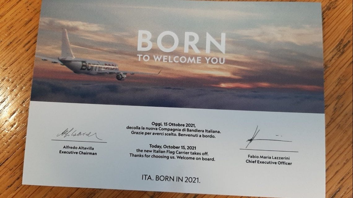 Primo Volo Ita Atterrato A Bari Ma La Compagnia veste Alitalia La 