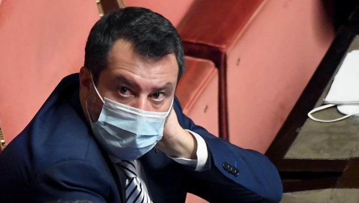 Il leader della Lega, Matteo Salvini