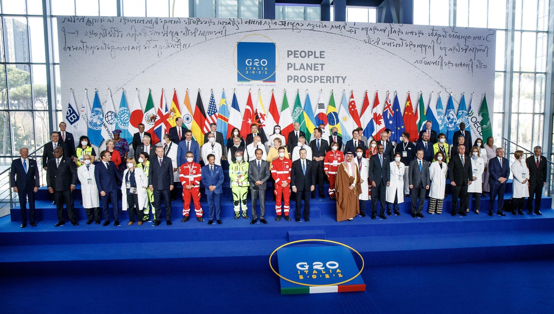 G20 Roma Screen G20 Roma: la diretta del summit. Conclusa la prima giornata di lavori ...