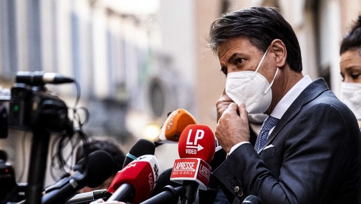 Il leader M5S, Giuseppe Conte