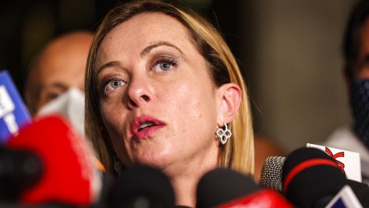 La leader di Fdi, Giorgia Meloni