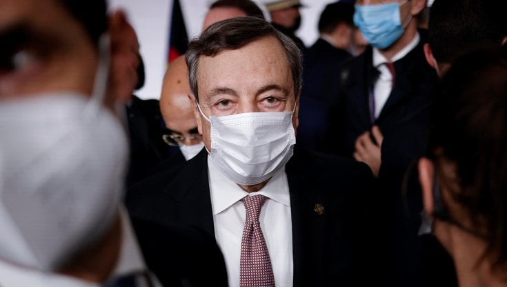 Il presidente del Consiglio Mario Draghi
