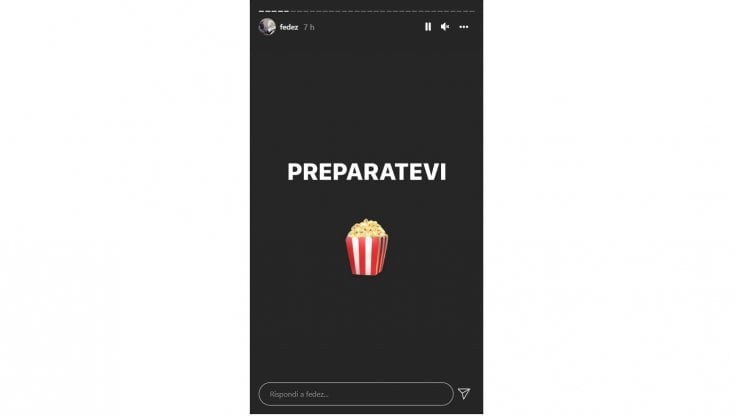 L&rsquo;immagine con cui Fedez annuncia su Instagram l&rsquo;uscita del suo nuovo disco