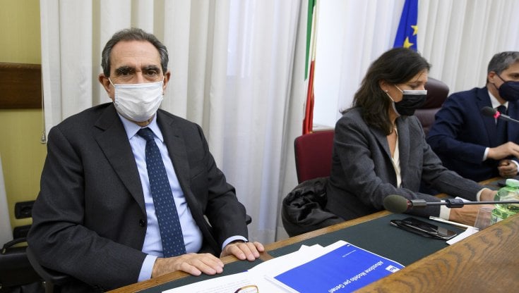 Carlo Fuortes durante l'audizione in commissione Vigilanza Rai