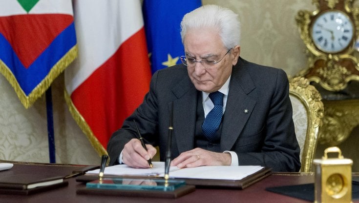 Il presidente della Repubblica, Sergio Mattarella