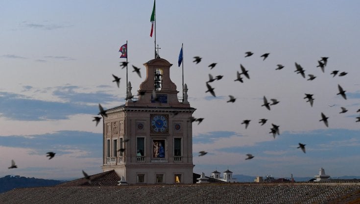 Il palazzo del Quirinale a Roma