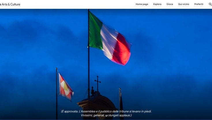 Su Google Arts il tour virtuale del Quirinale