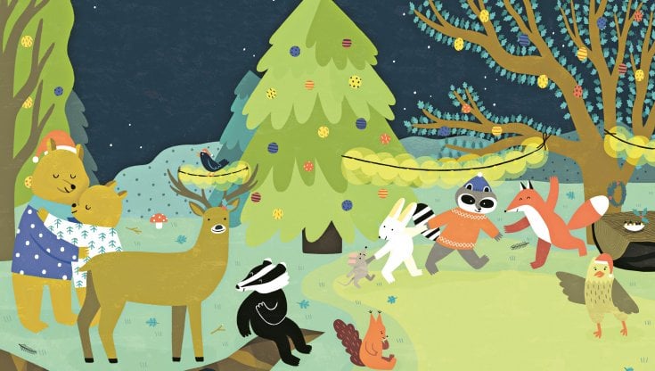 Illustrazione di Martina Tonello dall&rsquo;albo Natale per sbaglio di Angelo Mozzillo (Clichy)