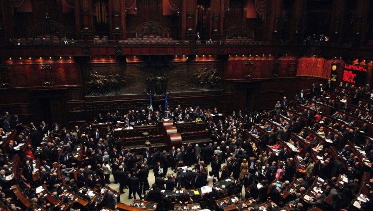 In una foto d'archivio il Parlamento in seduta comune per le elezioni del presidente della Repubblica nel 2006, in cui venne eletto Giorgio Napolitano