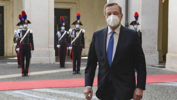 Il presidente del Consiglio Mario Draghi