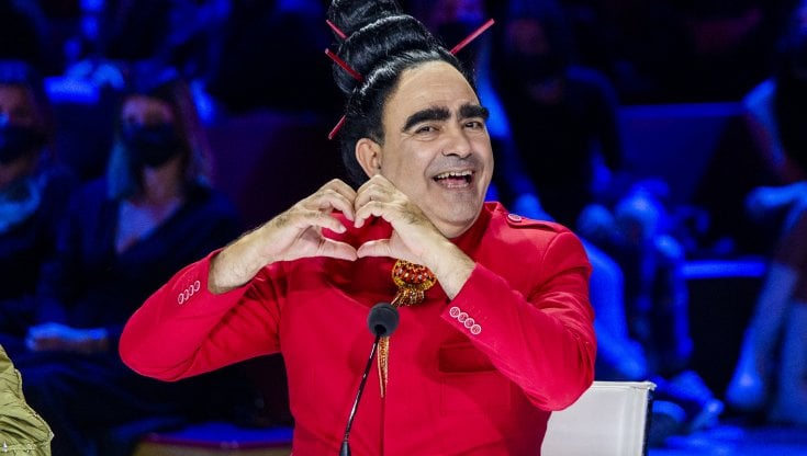 Elio, giudice e conduttore di Italia&rsquo;s Got Talent 2022 insieme a Frank Matano, Mara Maionchi, Lodovica Comello e Federica Pellegrini&nbsp;