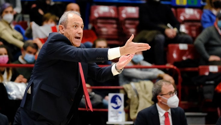 Ettore Messina, coach dell'Olimpia Milano