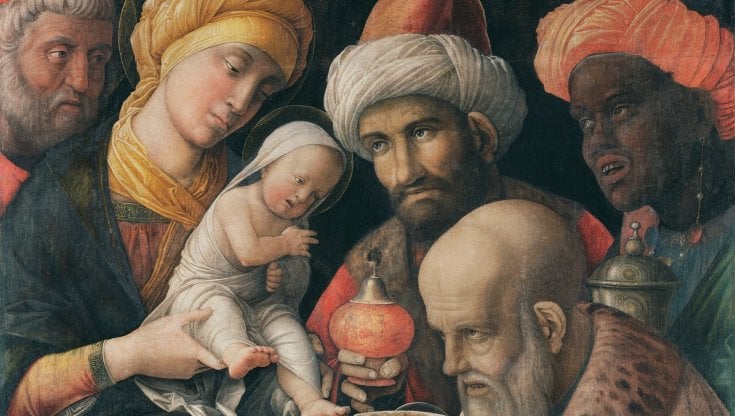 L'adorazione dei Magi di Andrea Mantegna (1497-1500)