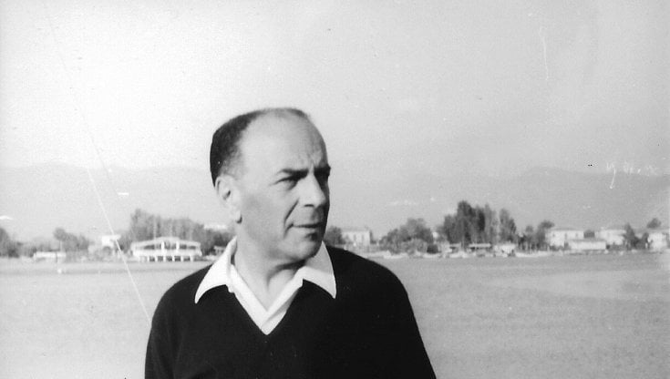 Nicola Chiaromonte (1905-1972) a Bocca di Magra, La Spezia, nel 1963