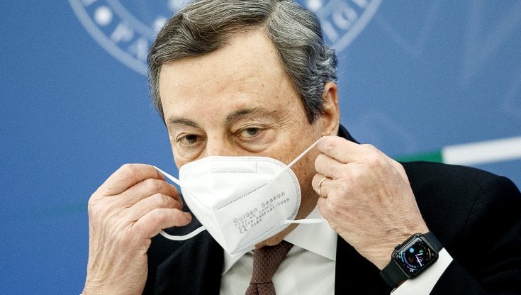 Il presidente del Consiglio Mario Draghi