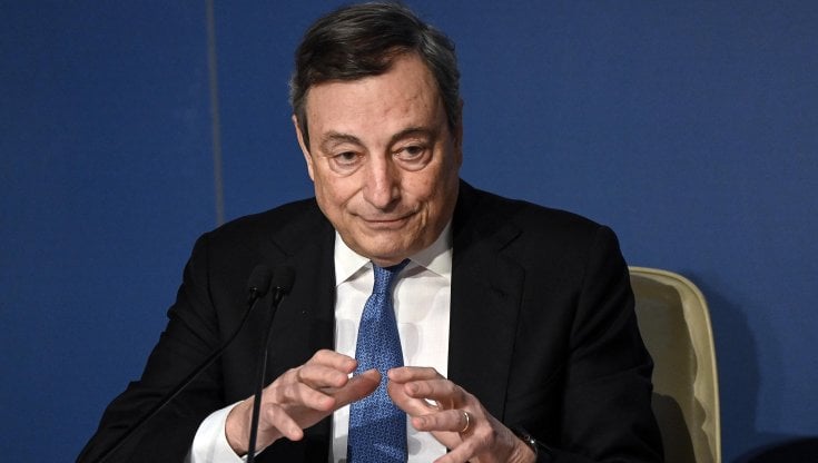 Il premier Mario Draghi