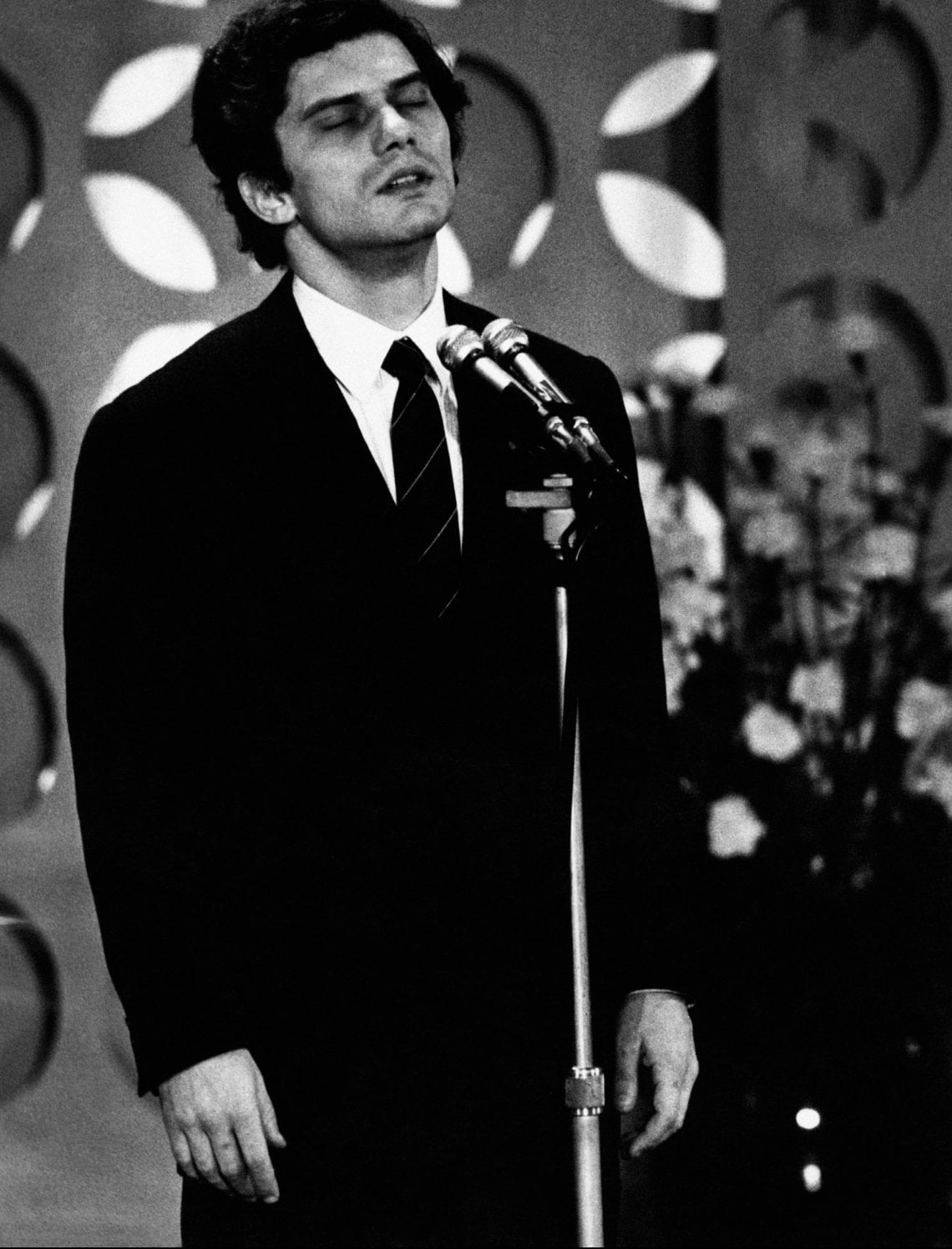 Photo Vintage Luigi Tenco Sanremo 1967 - Tirage Argentique 24x18 Cm, Archive Farabola