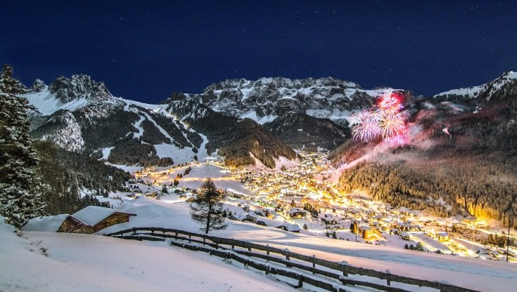 Val Gardena in notturna (foto valgardena.it)