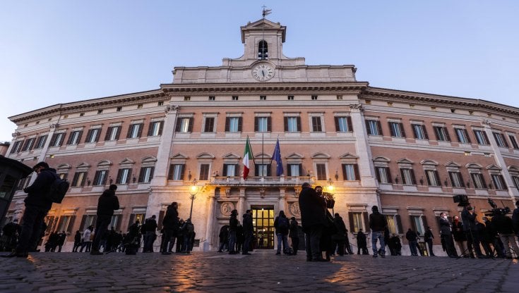 Roma, Montecitorio al quinto giorno di votazioni per l'elezione del presidente della Repubblica