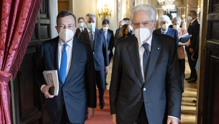 Mario Draghi e Sergio Mattarella