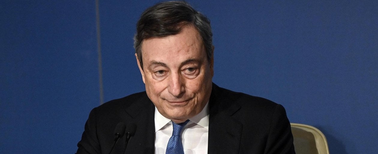Lo scatto di Draghi