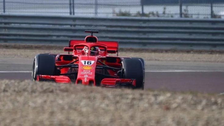 La Ferrari F1-75