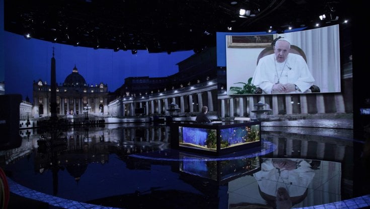 Papa Francesco da Fazio, record di pubblico e gli ascolti volano