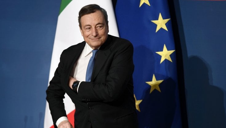 Il presidente del Consiglio Mario Draghi